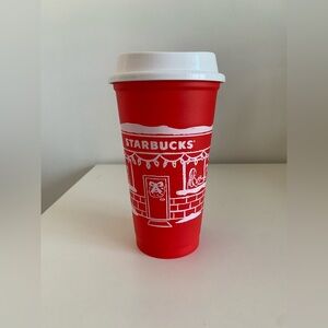 Starbucks 2025 holiday red cup